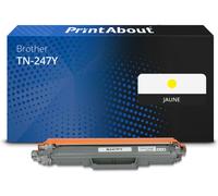 Toner compatible Brother TN-247Y - Jaune - Grande capacité