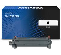 Toner compatible Brother TN-2510XL - Noir - Grande capacité