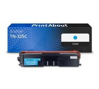 Toner compatible Brother TN-325C - Cyan - Grande capacité