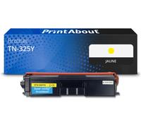 Toner compatible Brother TN-325Y - Jaune - Grande capacité
