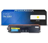 Toner compatible Brother TN-326Y - Jaune - Grande capacité