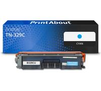 Toner compatible Brother TN-329C - Cyan - Très grande capacité