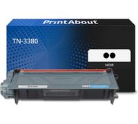 Toner compatible Brother TN-3380 - 2x noir - Haute capacité - Multipack