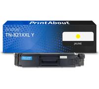 Toner compatible Brother TN-821XXL Y - Jaune - Très grande capacité