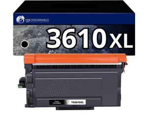 Toner compatible BROTHER TN3610XL noir