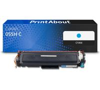 Toner compatible Canon 055H C - Cyan - Grande capacité