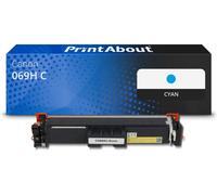 Toner compatible Canon 069H C - Cyan - Grande capacité