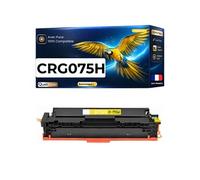 Toner compatible Canon 075H Jaune - 2500 pages