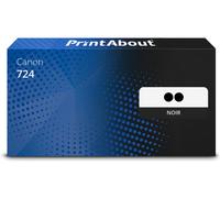 Toner compatible Canon 724 - 2x Noir - Multipack