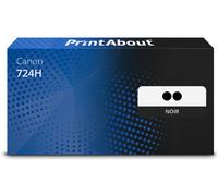 Toner compatible Canon 724H - 2x Noir - Grande capacité - Multipack