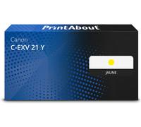 Toner compatible Canon C-EXV 21 Y - Jaune