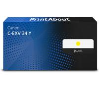 Toner compatible Canon C-EXV 34 Y - Jaune