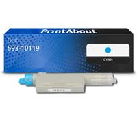 Toner compatible Dell 593-10119 (GD900) - Cyan
