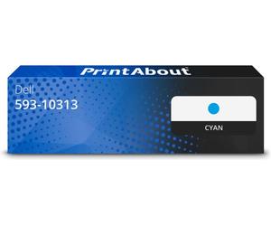 Toner compatible Dell 593-10313 (FM065) - Cyan