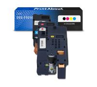 Toner compatible Dell 593-11016 - 4 couleurs - Multipack