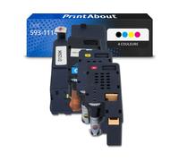 Toner compatible Dell 593-11140 (810WH) - 4 couleurs - Multipack