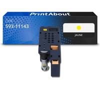 Toner compatible Dell 593-11143 (WM2JC) - Jaune