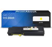 Toner compatible Dell 593-BBBR (YR3W3) - Jaune