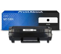 Toner compatible Dell M11XH (593-11167) - Noir