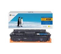 Toner compatible G&G avec HP W2032X, NT-PH2032XFY, HP 415X, jaune, 6000s, haute capacité
