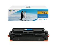 Toner compatible - G&G - HP 415A W2031A - Cyan - 7500 pages - Laser