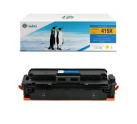 Toner compatible - G&G - HP 415A W2032A - Jaune - Laser - 7500 pages
