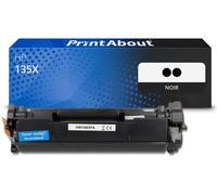Toner compatible HP 135X (W1350+1350X) - Noir - Grande capacité - Multipack