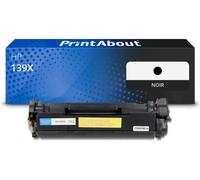 Toner compatible HP 139X (W1390X) - Noir