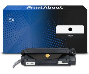 Toner compatible HP 15X (C7115X) - Noir