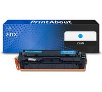 Toner compatible HP 201X (CF401X) - Cyan - Grande capacité