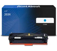 Toner compatible HP 203X (CF541X) - Cyan - Grande capacité