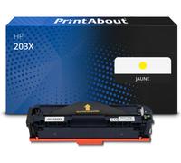 Toner compatible HP 203X (CF542X) - Jaune - Grande capacité