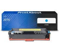 Toner compatible HP 207X (W2211X) - Cyan - Grande capacité