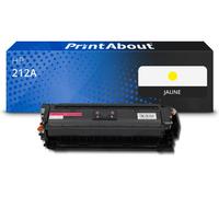 Toner compatible HP 212A (W2122A) - Jaune