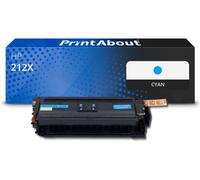 Toner compatible HP 212X (W2121X) - Cyan - Grande capacité