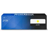 Toner compatible HP 213X (W2132X) - Jaune - Grande capacité