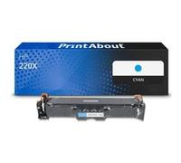 Toner compatible HP 220X (W2201X) - Cyan - Grande capacité
