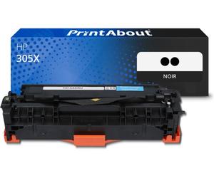 Toner compatible HP 305X (CE410XD) - 2x Noir - Grande capacité - Multipack