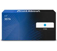 Toner compatible HP 307A (CE741A) - Cyan