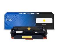 Toner compatible HP 415X (W2032X) - Jaune - Grande capacité