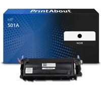 Toner compatible HP 501A (Q6470A) - Noir