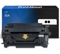 Toner compatible HP 55A (CE255AD) - 2x Noir - Multipack
