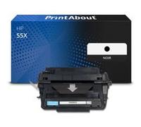 Toner compatible HP 55X (CE255X) - Noir - Grande capacité