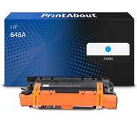 Toner compatible HP 646A (CF031A) - Cyan