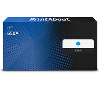 Toner compatible HP 650A (CE271A) - Cyan