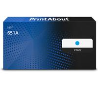 Toner compatible HP 651A (CE341A) - Cyan
