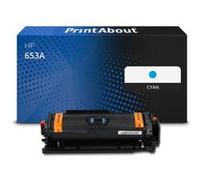 Toner compatible HP 653A (CF321A) - Cyan