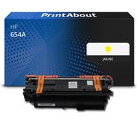 Toner compatible HP 654A (CF332A) - Jaune