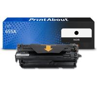 Toner compatible HP 655A (CF450A) - Noir