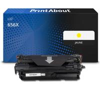 Toner compatible HP 656X (CF462X) - Jaune - Grande capacité